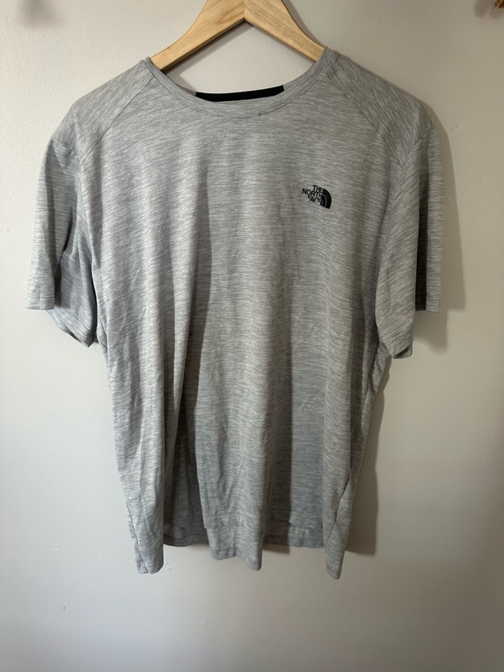 The North Face Light Gray Heather Short Sleeve Crew Tee